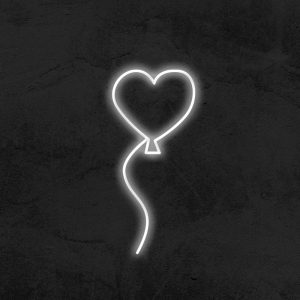 Ballon Coeur - Neon LED