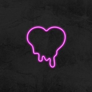 Coeur coulant - Neon LED