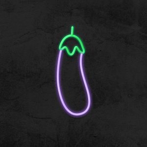 Aubergine - Néon LED