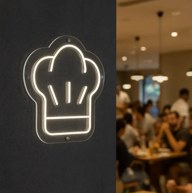 Neon pour restaurant Néon led