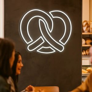 Neon bretzel Neon pour boulangerie Neon pour café