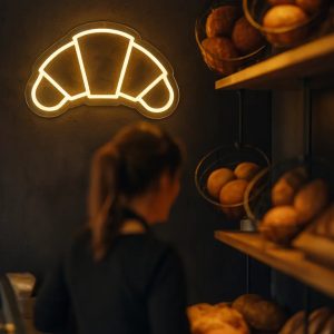 Néon croissant Neon boulangerie
