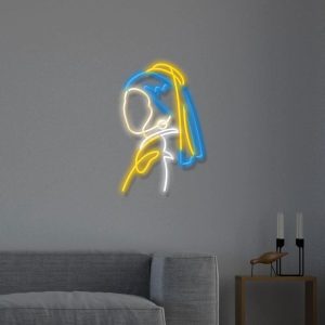 La femme à la perle - Neon LED