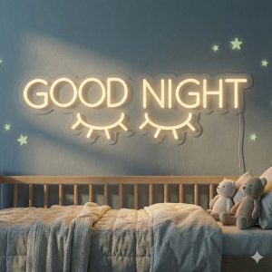 Neon pour enfant Neon pour chambre d'enfants Neon good night