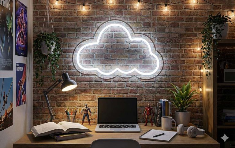 Neon nuage Neon chambre Neon led Neon bureau