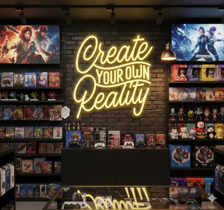 CREATE YOUR OWN REALITY NEON