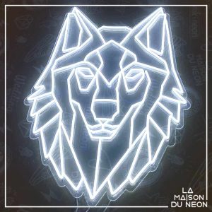 Loup Graphique - Néon LED