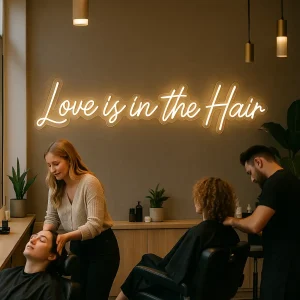 Love is in the Hair neon led