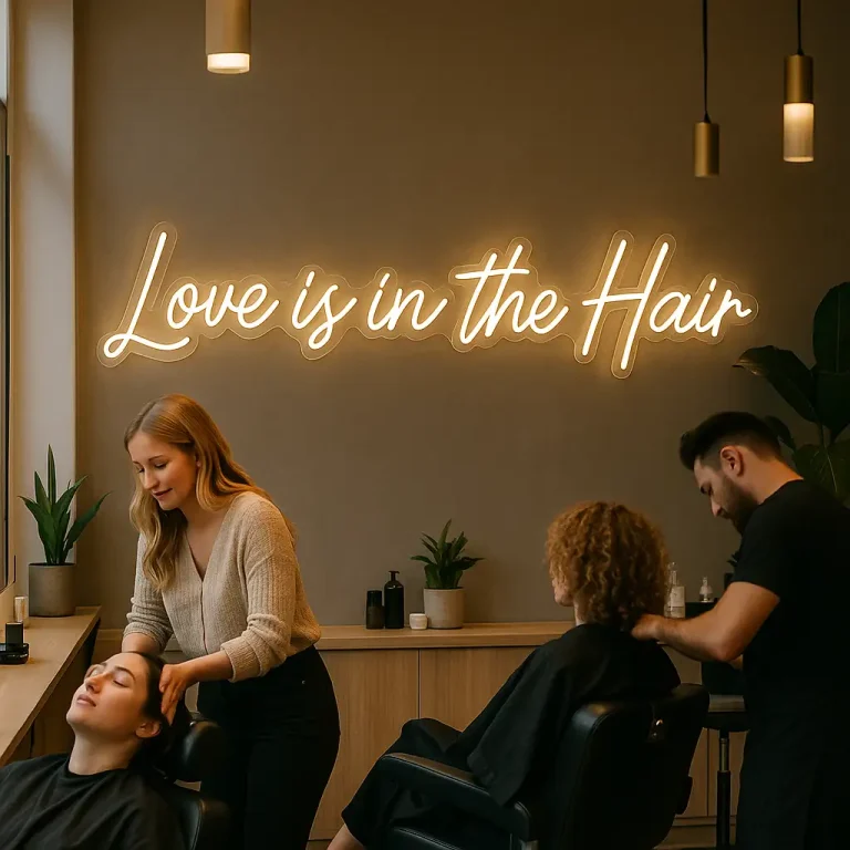 Love is in the Hair neon led