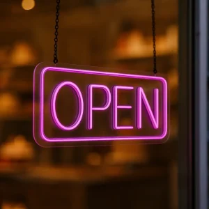Neon ouvert neon open