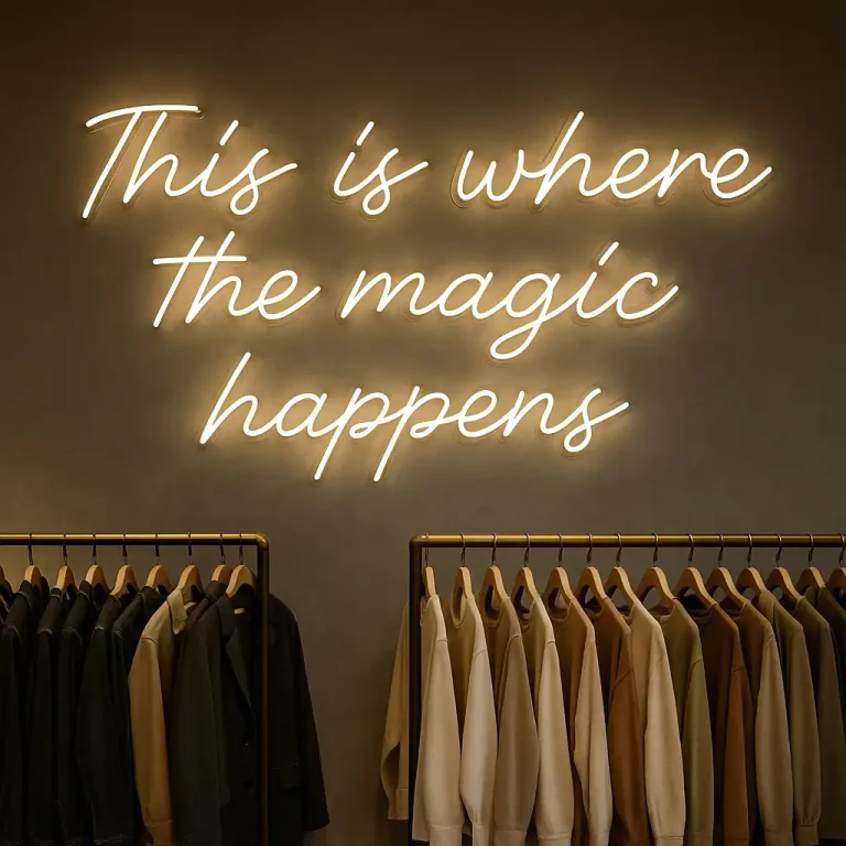 Neon sur mesure Neon pour magasin Neon pour boutique