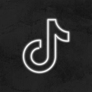 Logo TikTok - Néon LED