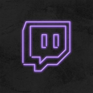 Logo Twitch - Néon LED