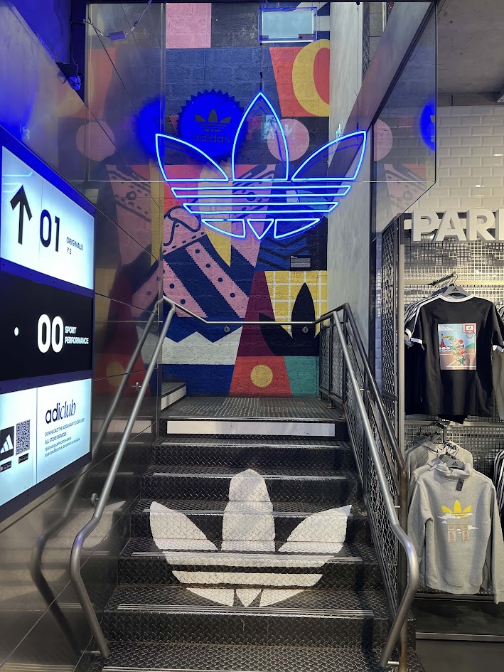Logo Neon Adiddas