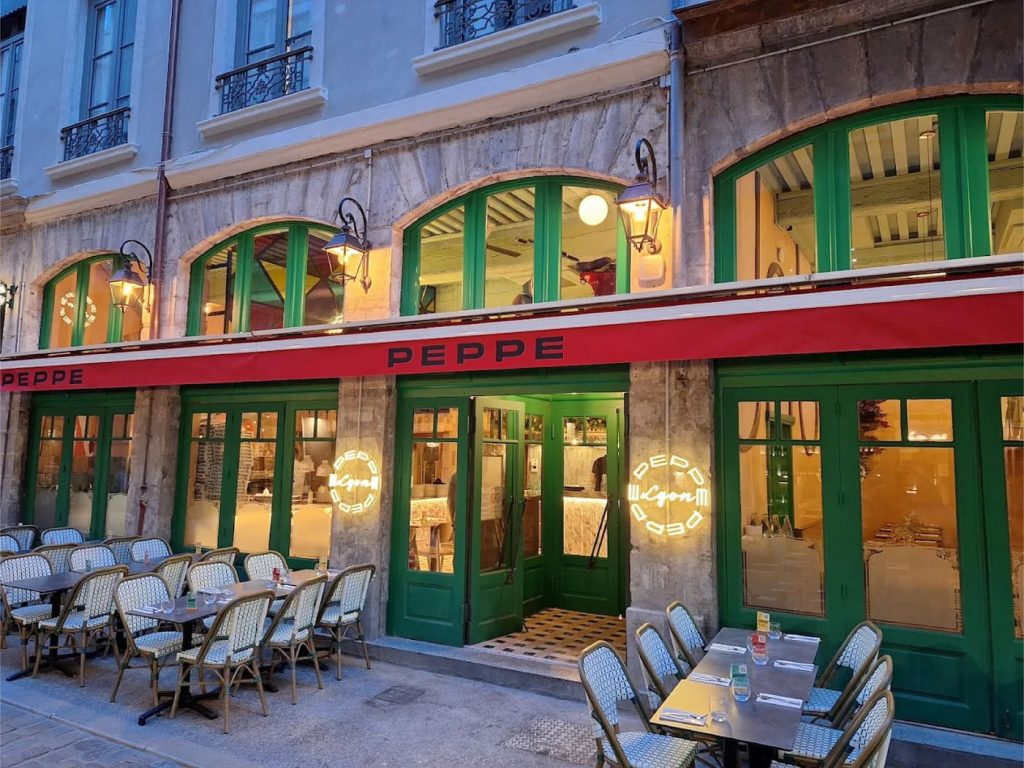 Néon Restaurant Peppe Lyon Outdoor exterieur neon