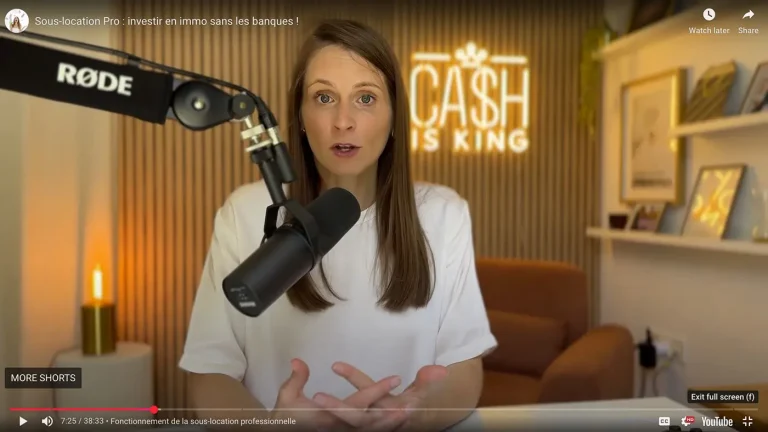 neon personnalise pour podcast streaming cash is king