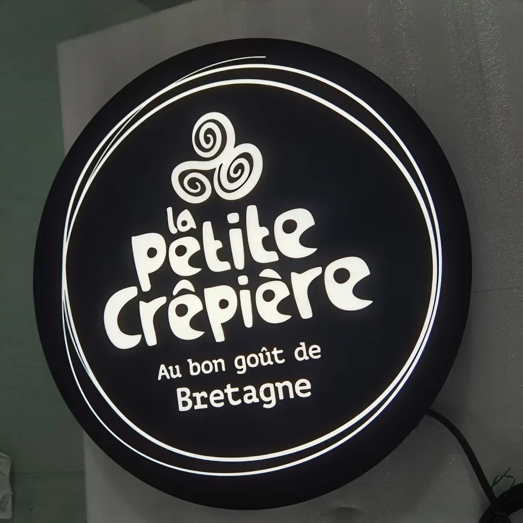 Caisson Boite Lumineuse crepiere