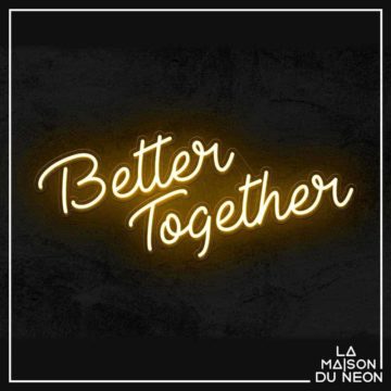 Better Together neon mariage