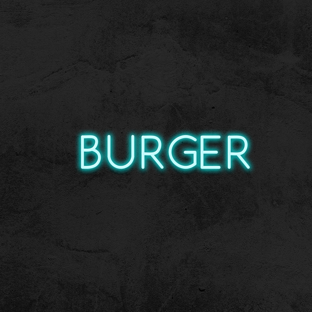 burger neon restaurant mk la maison du neon