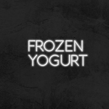 frozen yogurt neon led restaurant la maison du neon