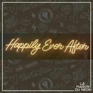 Happily Ever After neon mariage