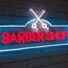 neon barber shop la maison du neon