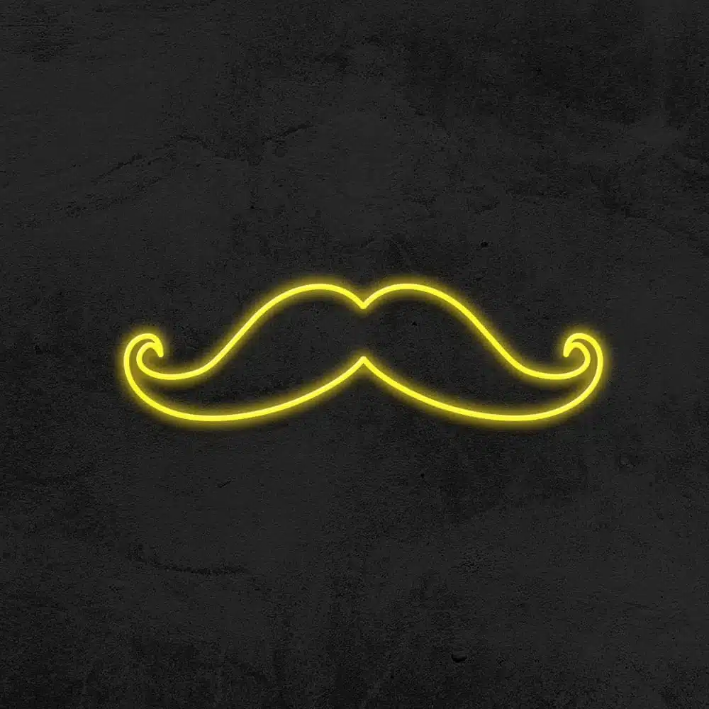 Déguisement Moustache - Néon LED - Néon Carnaval