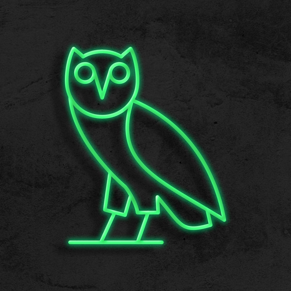 OVO neon LED Drake la maison du neon