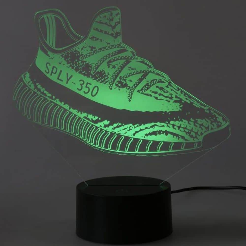 lampe led adidas yeezy boost v2 sneaker basket la maison du neon