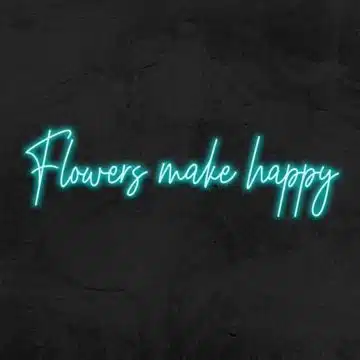 Néon Flowers make happy