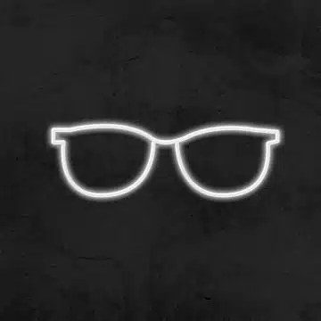 neon lunettes